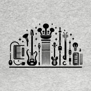 Random Musical Instruments T-Shirt